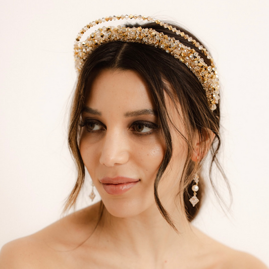 Radiant crystal crown