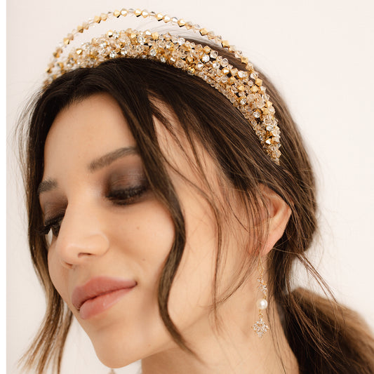 Radiant crystal crown