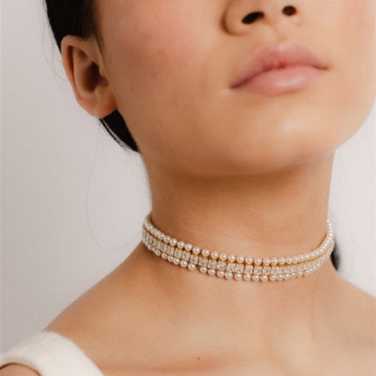 Elegance petite Pearl choker
