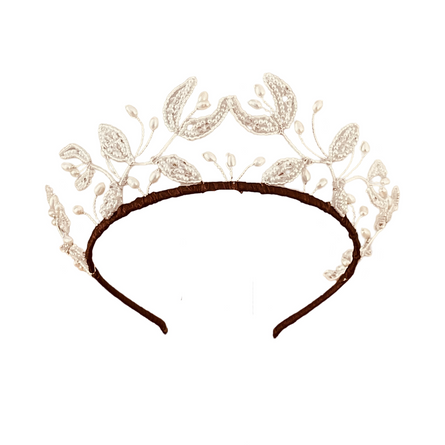 Pearl wedding crown 